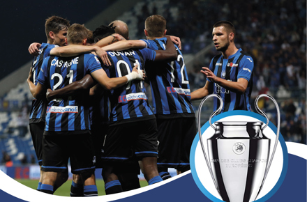 Mectronic's made in Italy laser treats Atalanta's champions and supports them in Champions League.